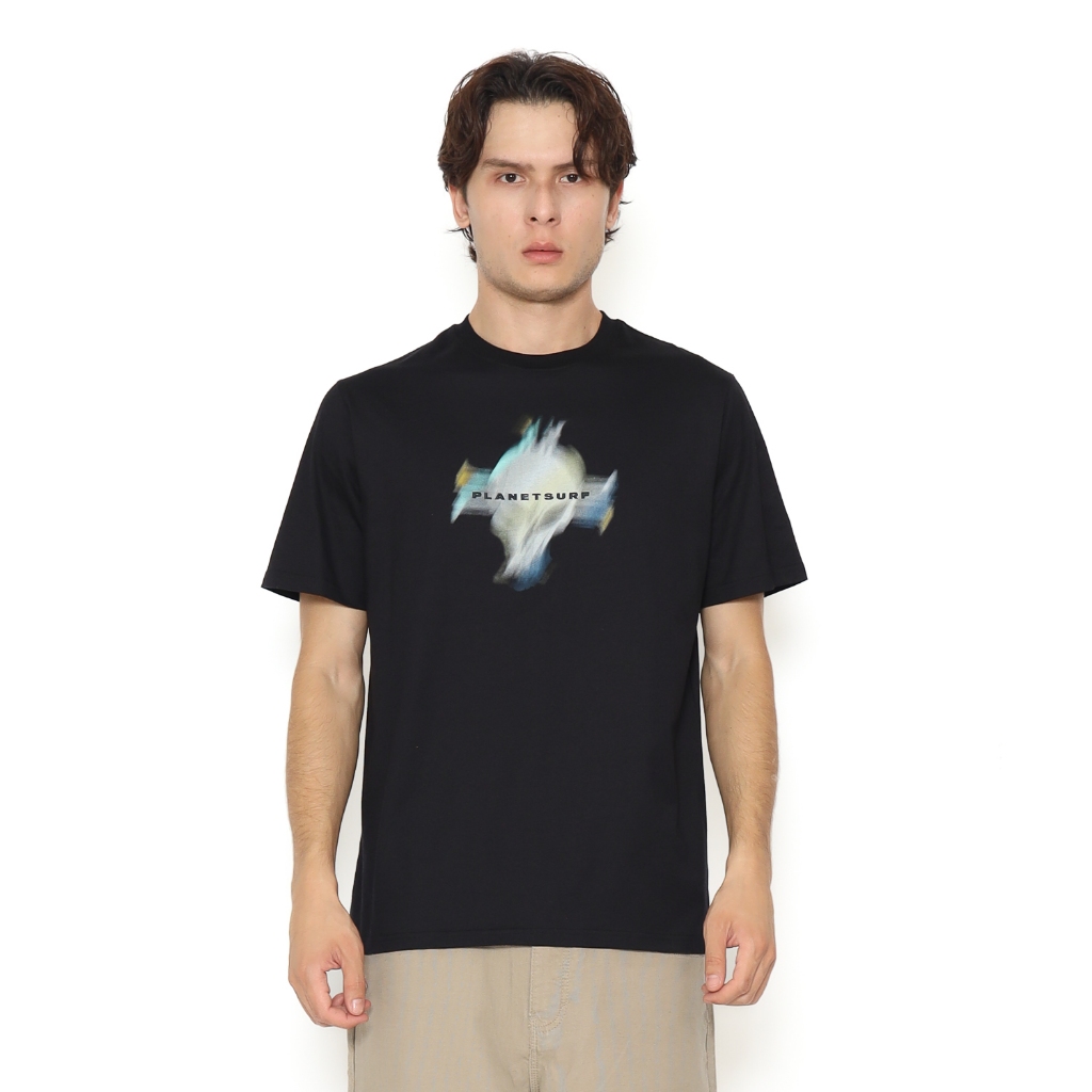 Planet Surf Clothing Kaos Lengan Pendek Pria Bended Planet Surf