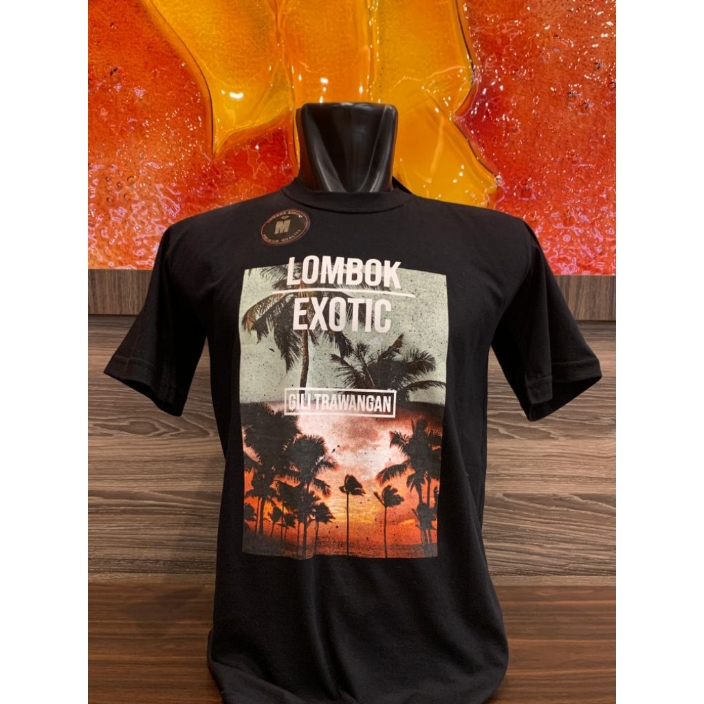 Kaos Lombok Exotic - hitam