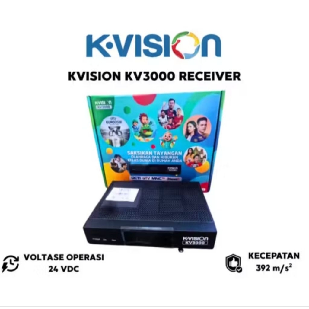 RECEIVER KVISION KV3000 Bisa Parabola Kuband & Cband FULL HD