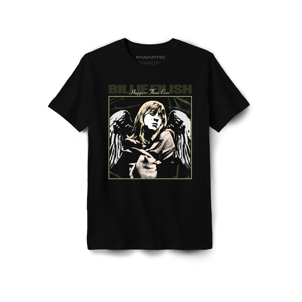 OVERSIZE BILLIE EILISH / TSHIRT BILLIE EILISH / Billie eilish HitamTSHIRT