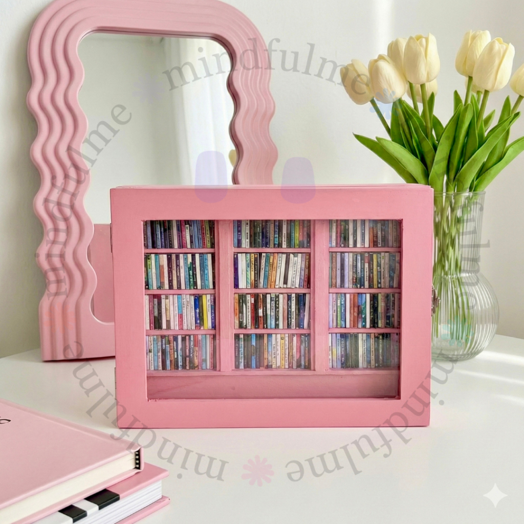 Anxiety Bookshelf Miniature Rak Buku Anti Stress Toy