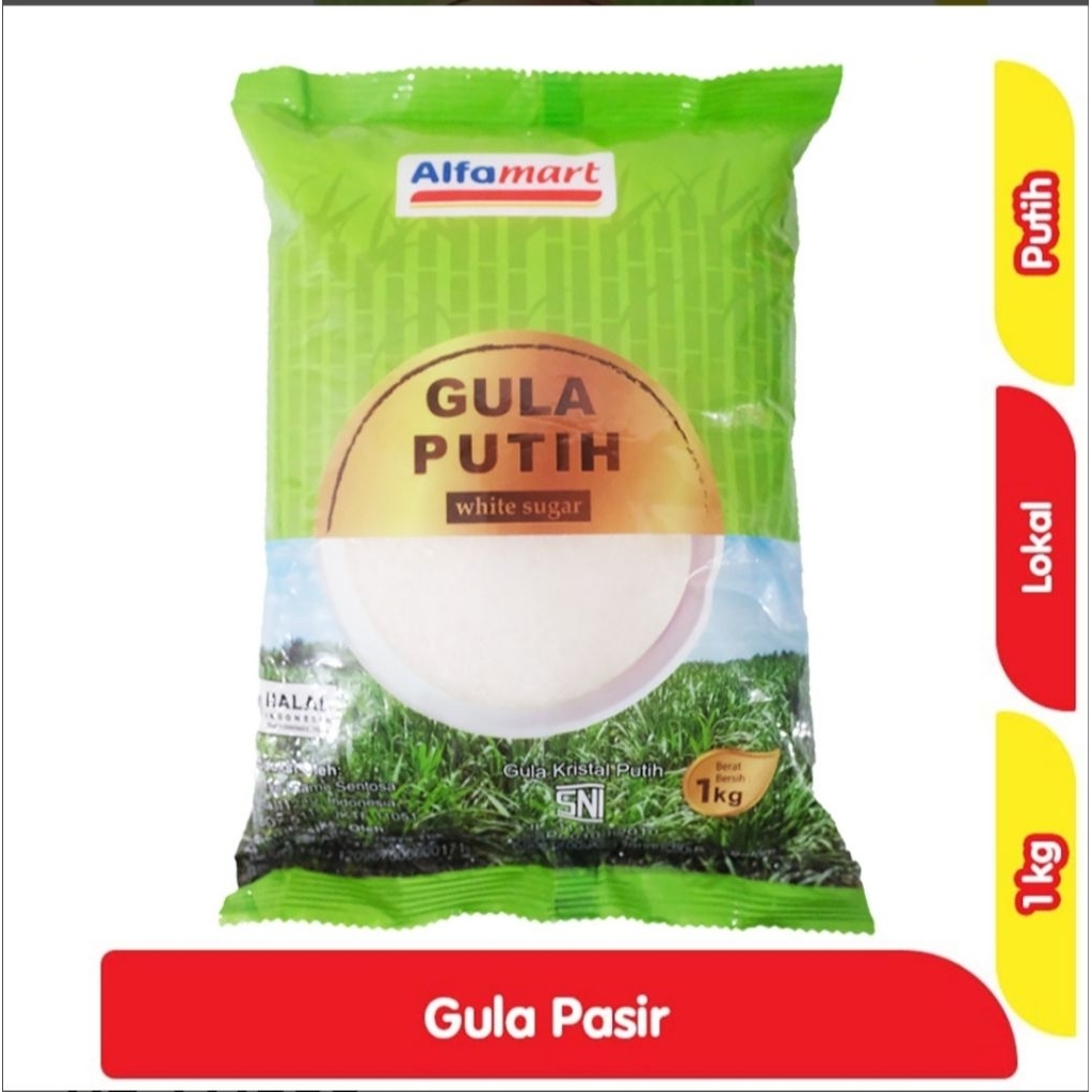 Alfamart Gula Pasir Lokal Putih 1 kg