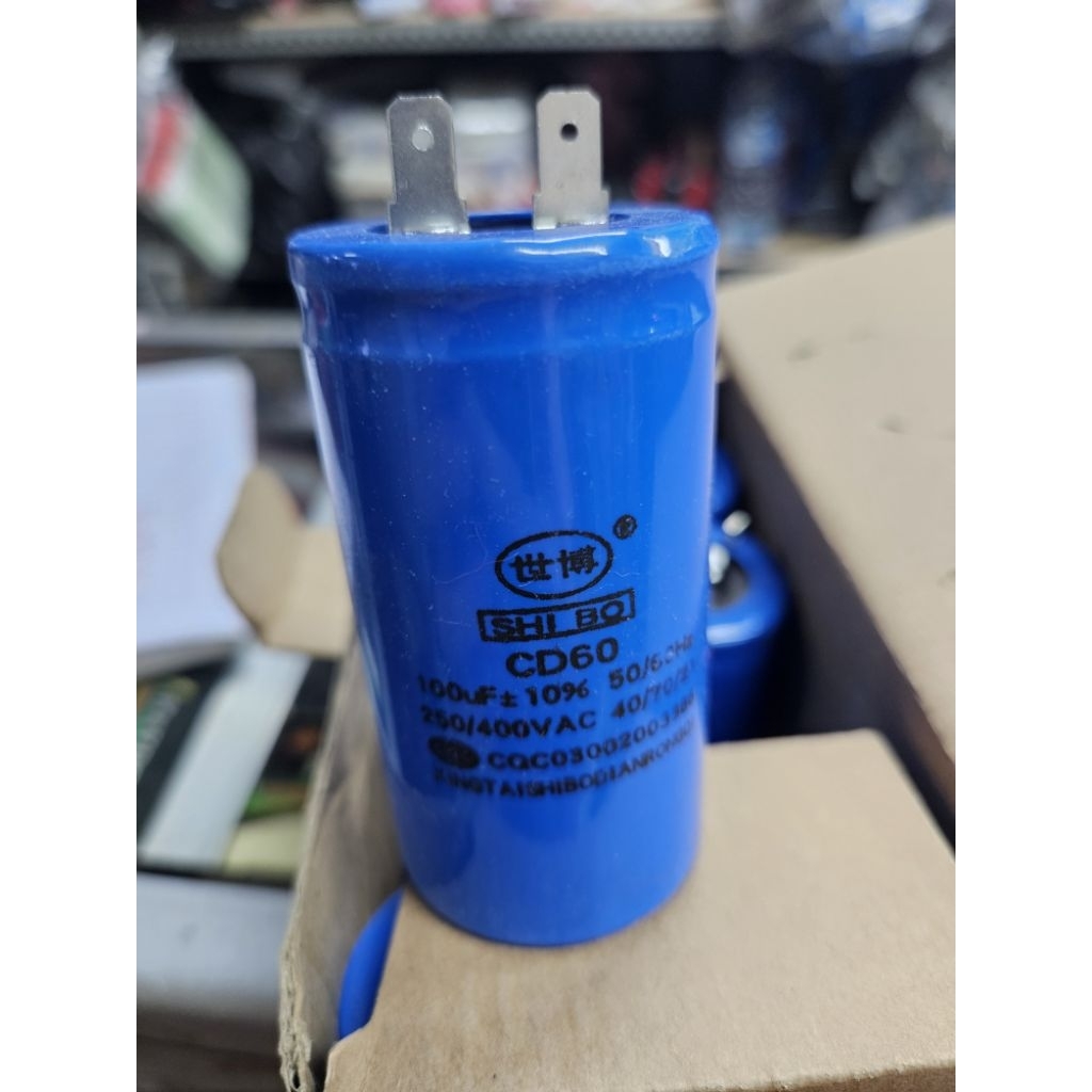 KAPASITOR 100UF 400V 100 MIKRO 2PIN CAPASITOR 100 UF