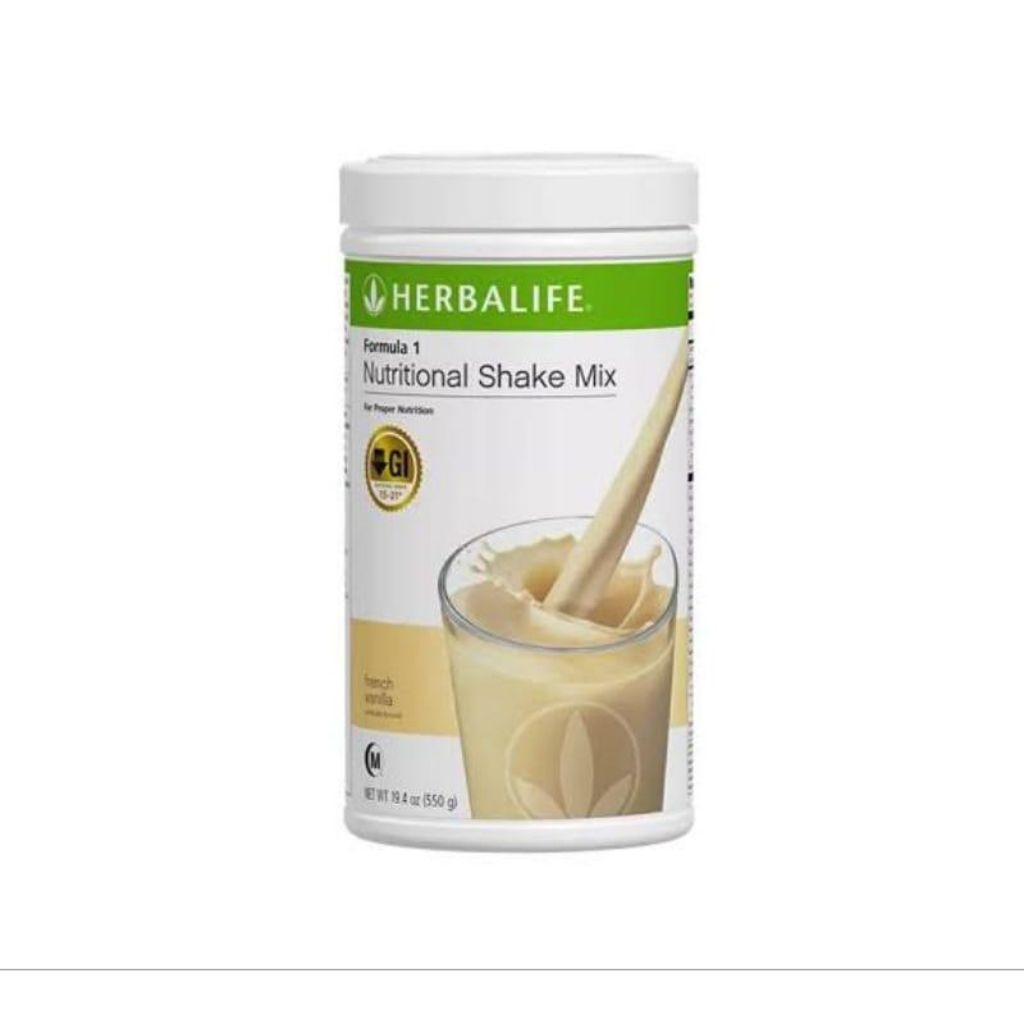 Vanila Shake Herbalife F1 Pelangsing Badan Pengikat Lemak Tubuh BPOM Halal Paling Ampuh