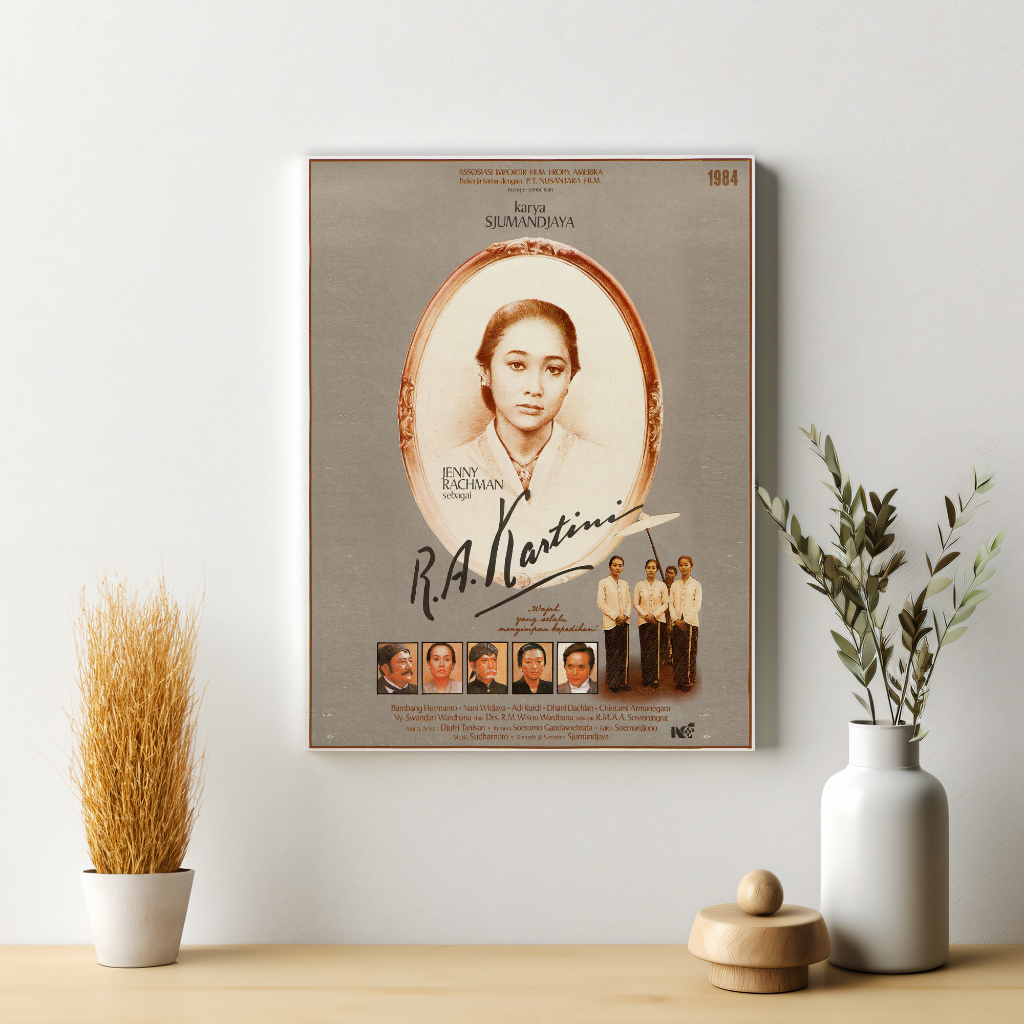 Poster Film Jadul RA Kartini 1984 Dekorasi Retro Hiasan Dinding