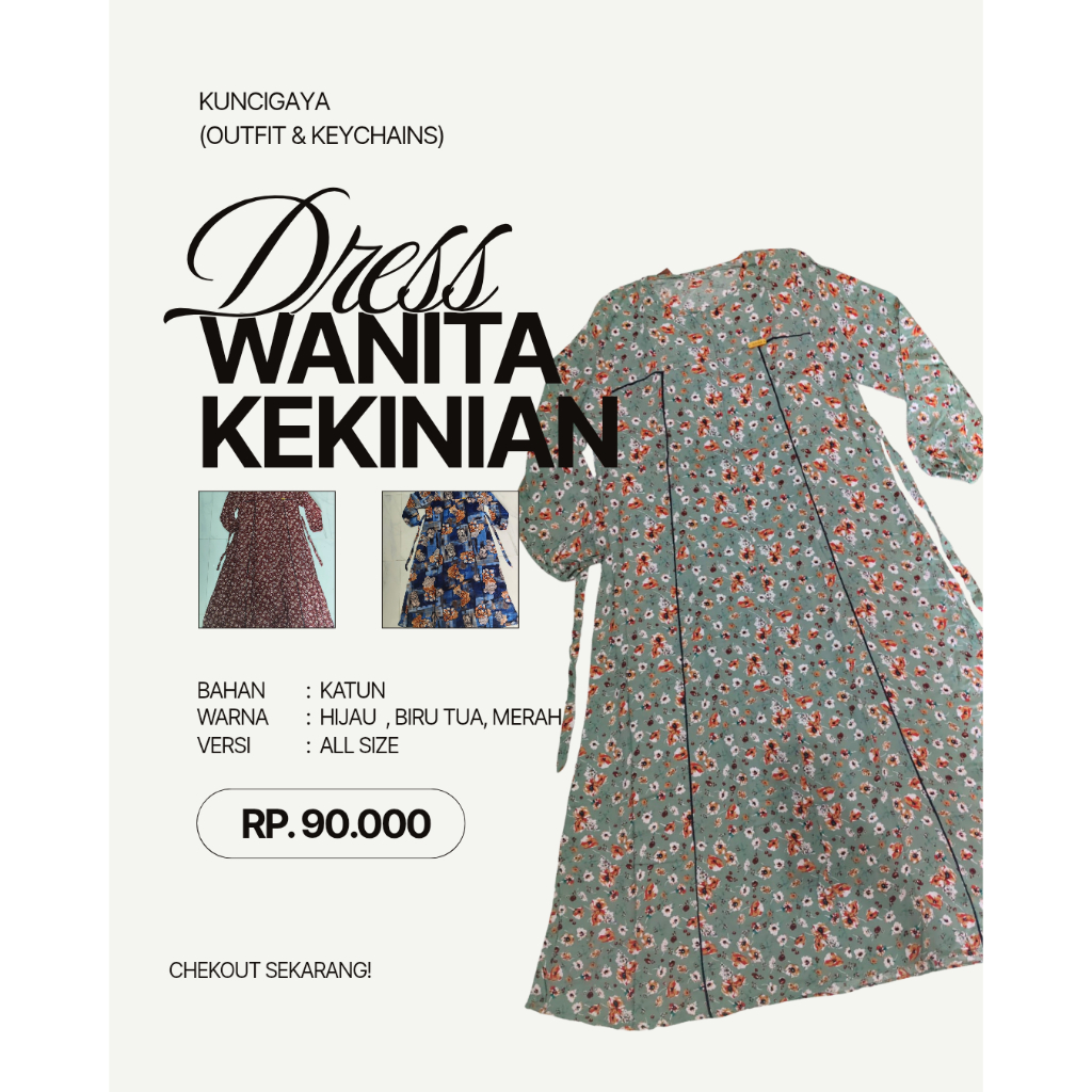 Gamis gamis wanita kekinian