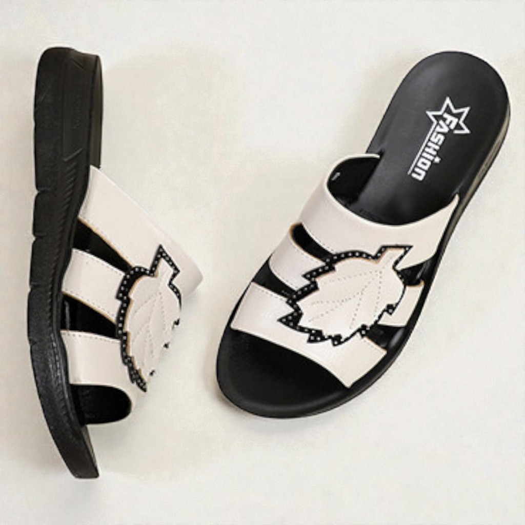 Sendal wanita Slop Flat Sandal Wanita Kekinian ukuran 37-42