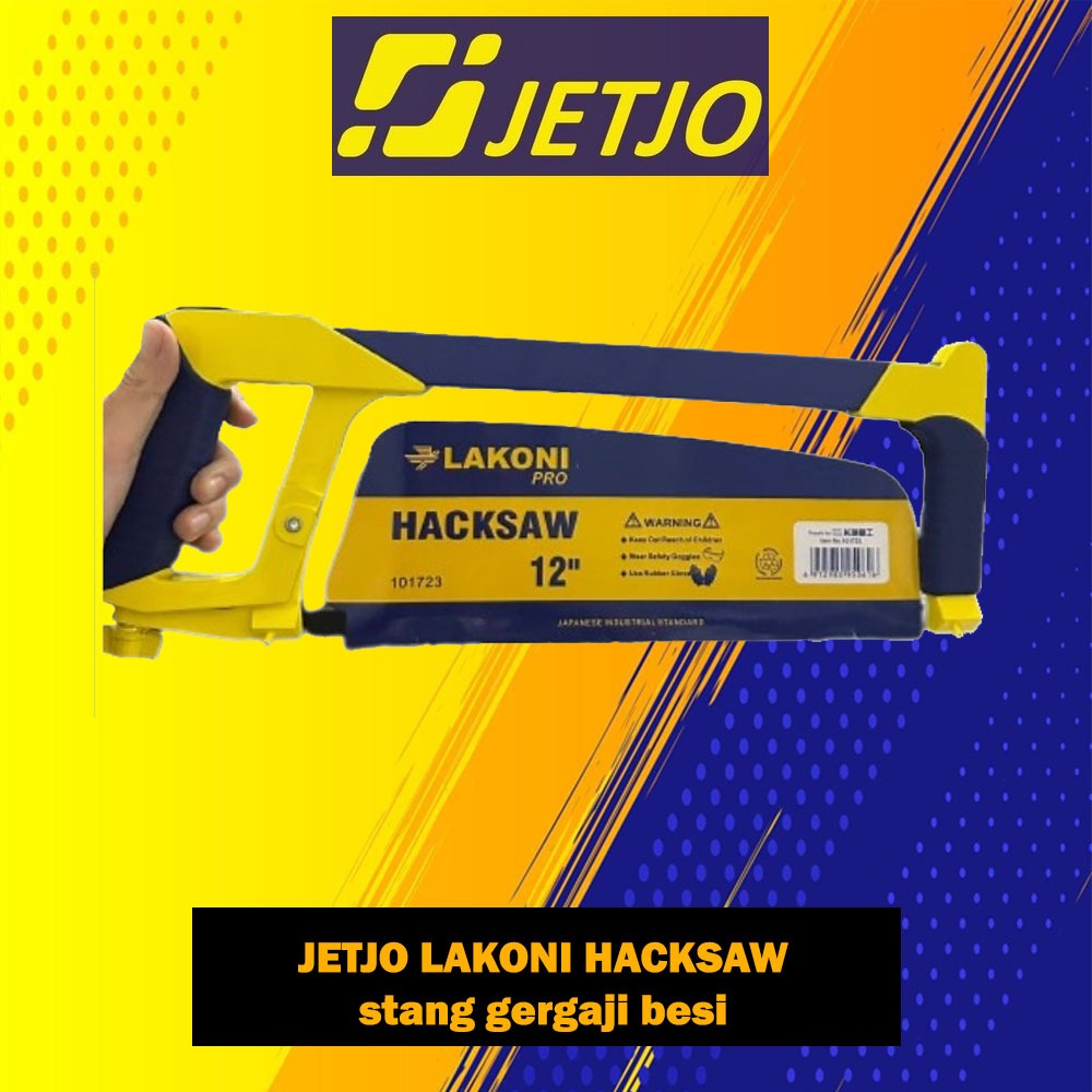 JETJO stang gergaji besi 12 in HACKSAW lakoni pro tools