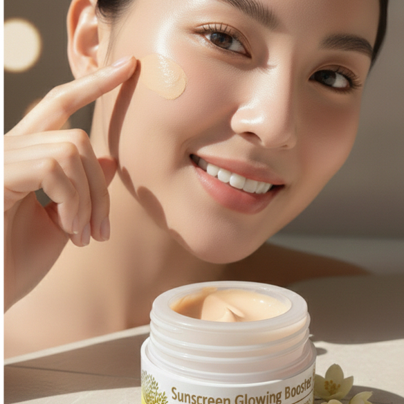 BPOM Suncreen Glowing Booster Tinted Sunscreen | Sunscreen Super Glowing | Instant White Glowing