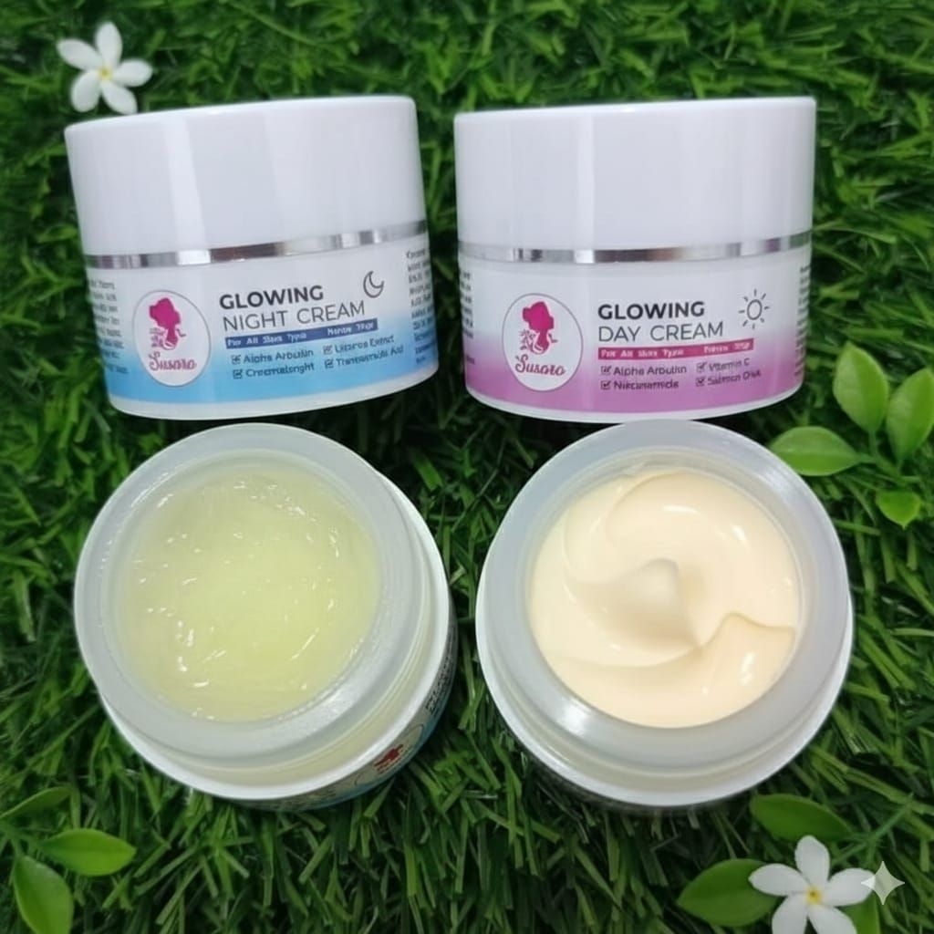 BPOM PAKET CREAM DOUBLE GLOWING EXPRESS ( SIANG CELEB DAN MALAM )