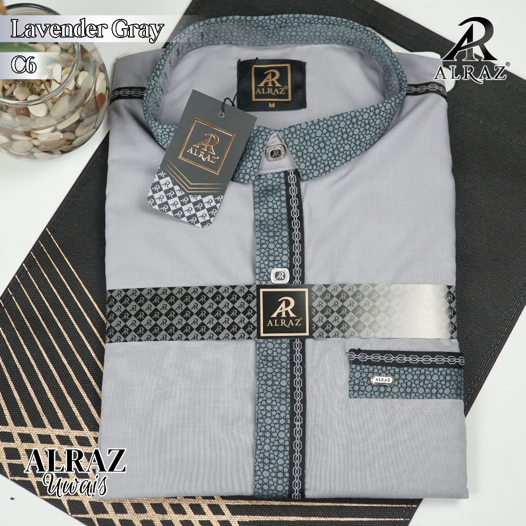 ALRAZ UWAIS KOKO LENGAN PENDEK baju muslim premium