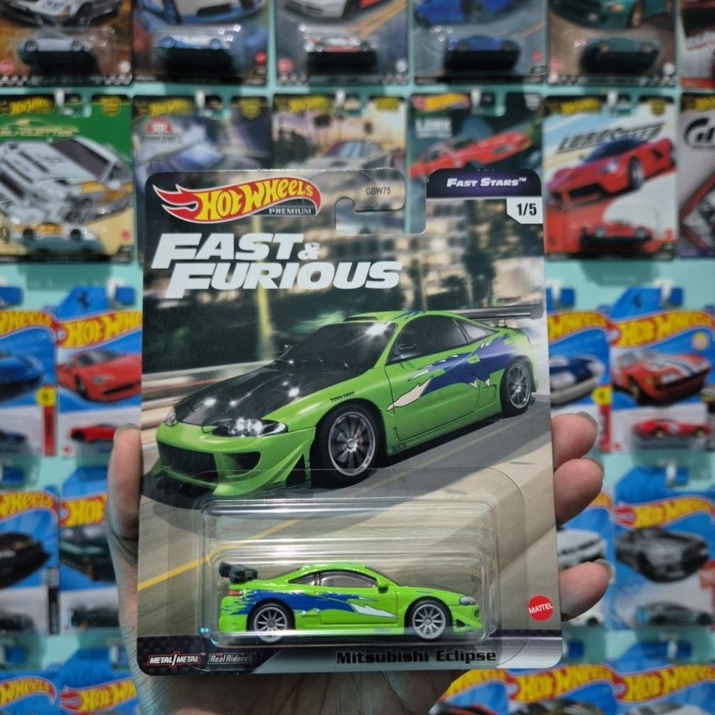 HOT WHEELS PREMIUM FAST AND FURIOUS MITSUBISHI ECLIPSE FAST STARS