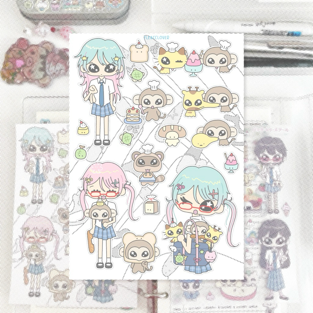 Y2K Aesthetic Sticker Pack Retro 2000s Cute Girl | Waterproof Vinyl | Laptop & Phone Decor | journal