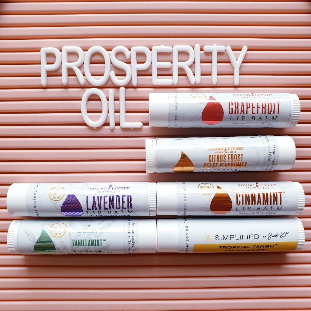 Ready Stock Young Living LipBalm Lip Balm 4,2gr (CinnaMint, CitrushFrost, GrapeFruit, Lavender, Swet