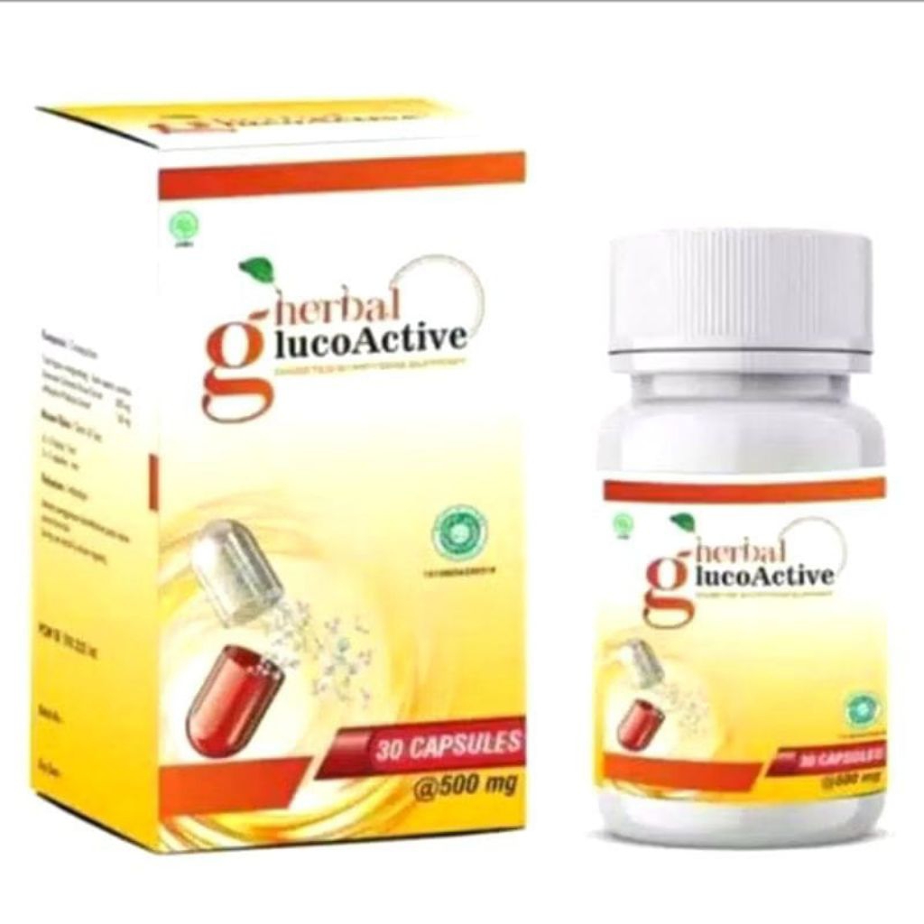 GLUCOACTIVE 100% Asli Original Obat Diabetes  Herbal Ampuh