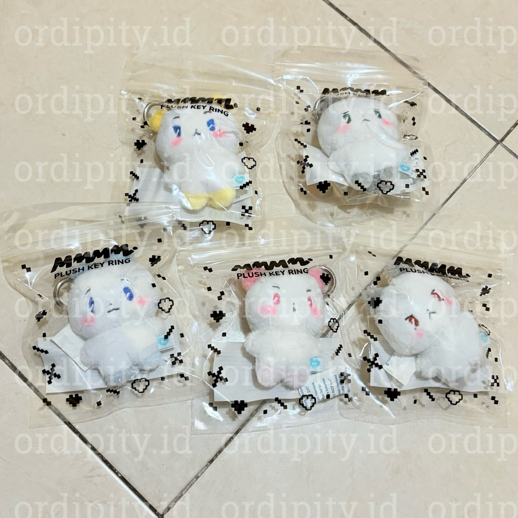 OFFICIAL PLAVE MMMM PLUSH KEYRING MEYMU MUHMO MIIMU MEOWMI MOI YEJUN HAMIN BAMBY EUNHO NOAH