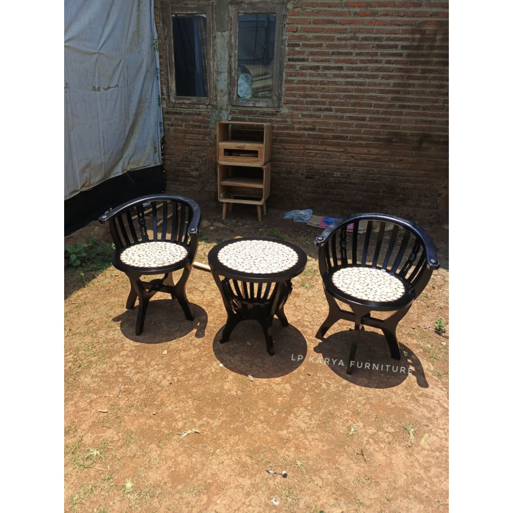 kursi teras jati - kursi teras minimalis full jati