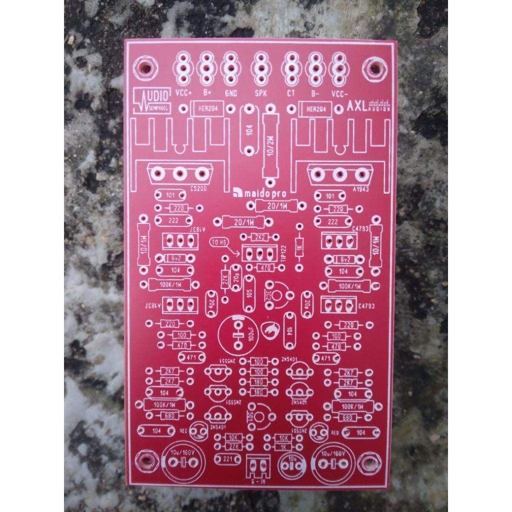 PCB DRIVER AXL AUDION