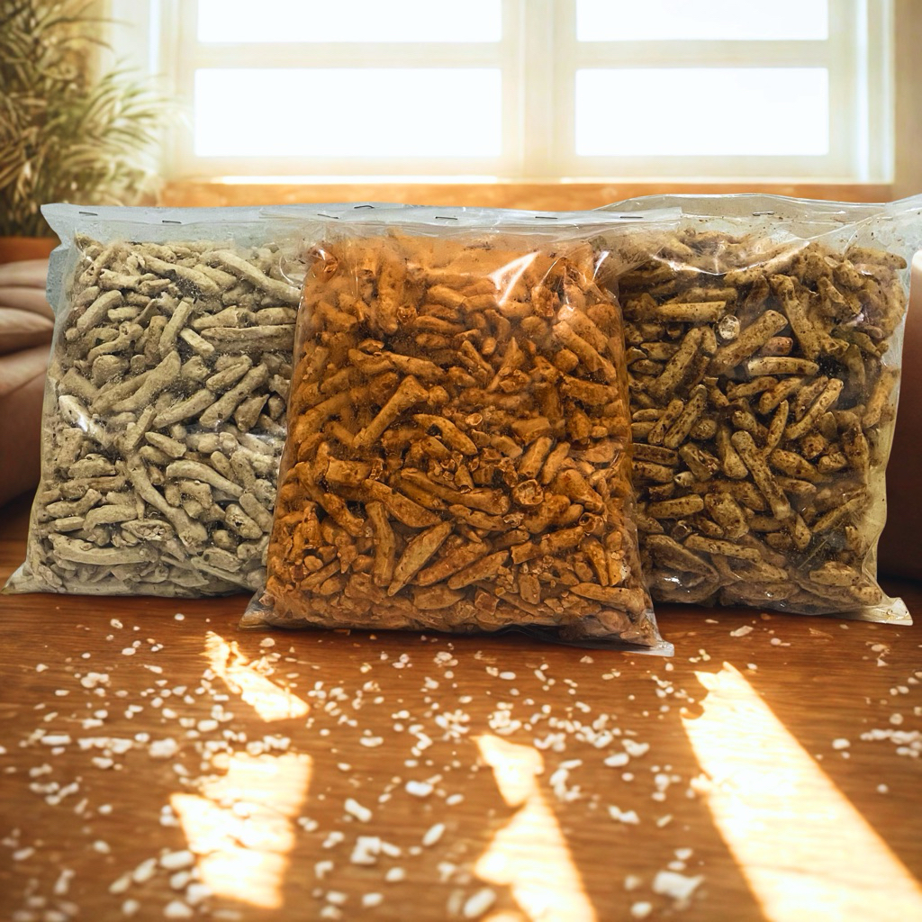 Basreng Stik Dengan Aroma daun Jeruk dan Rasa Original, Balado,Pedas Dengan Ikan Tenggiri Basreng 1 