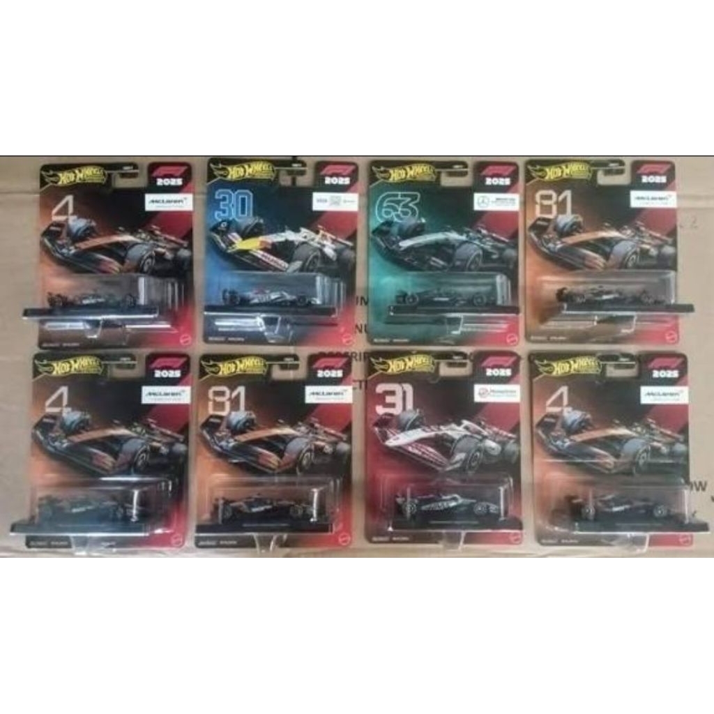 Hotwheels F1 Premium 2025 1 Dus(8 pcs)