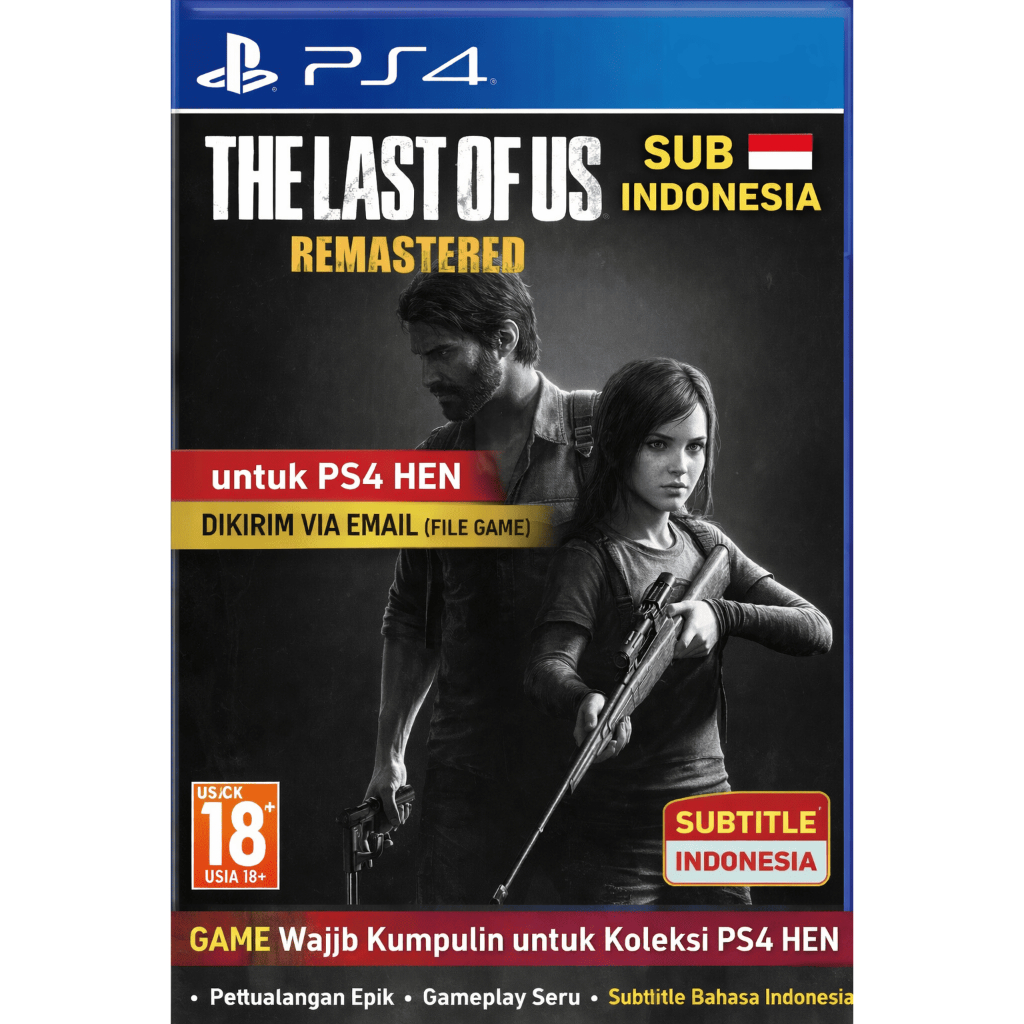 The Last Of Us Remastered Sub Indonesia PS4 HEN || Via Email