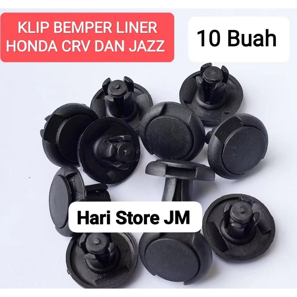 10 Pcs KLIP BEMPER LINER HONDA CRV DAN JAZZ KLIP BEMPER LINER HONDA KANCING LINER HONDA CRV DAN JAZZ