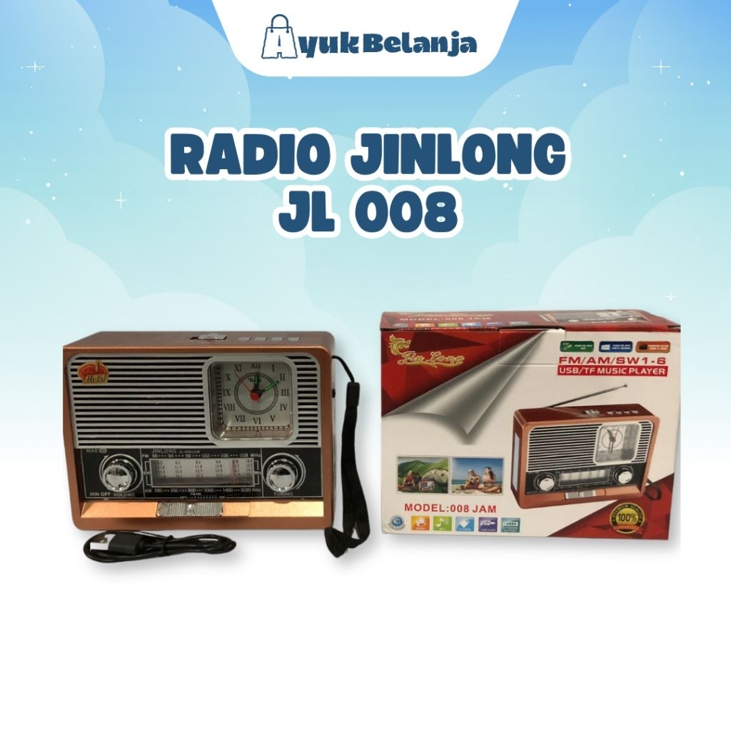 RADIO SPEAKER BLUETOOTH JINLONG JL-008