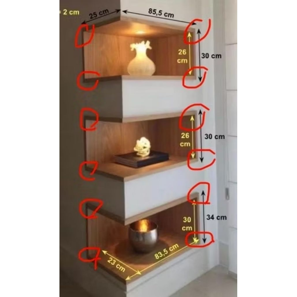 rak sudut tanam rak dinding sudut box rak dinding sudut rak buku