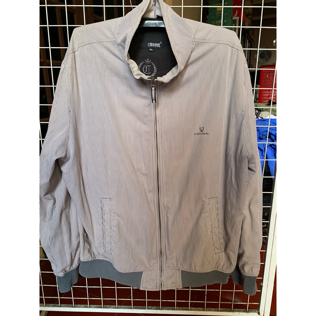Cardinal Jacket Original XXL - Jaket Pria Semi Formal Big Size Grey