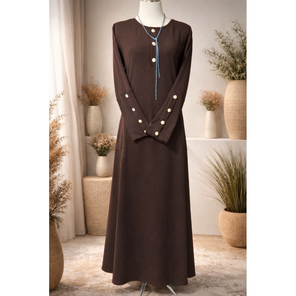 Baju Gamis Simpel Mewah Dan Elegan