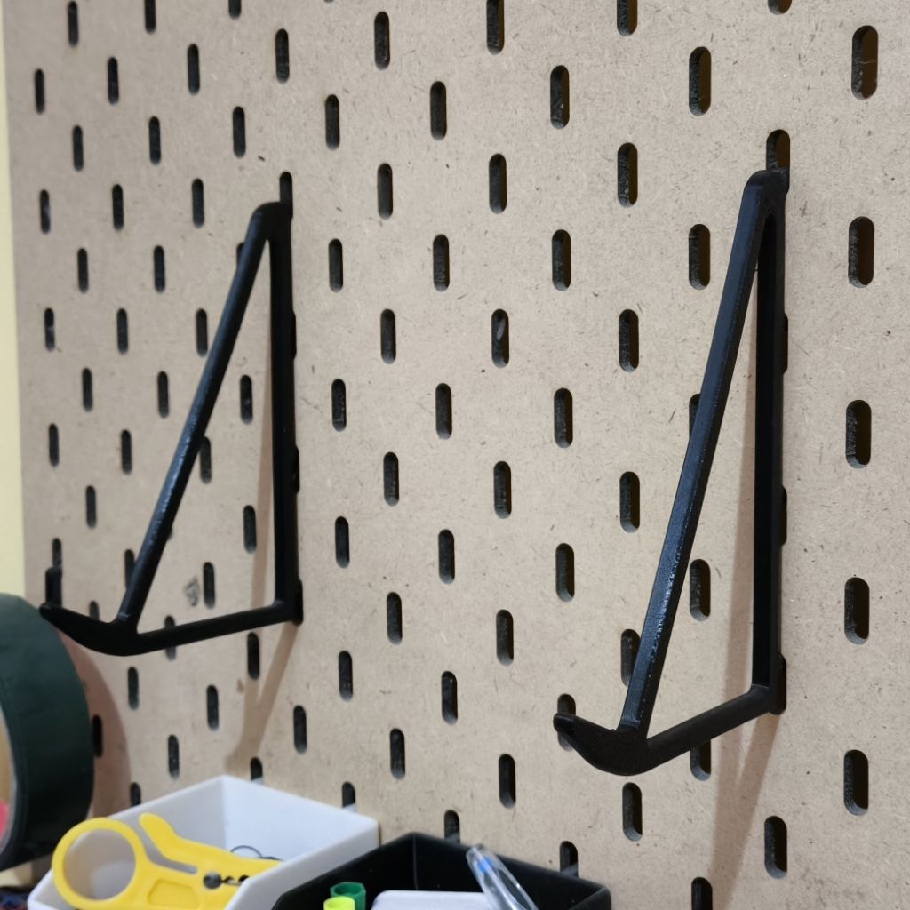 Keyboard Hanger Holder Pegboard ikea Skadis / Gantungan Keyboard Pegboard ikea skadis