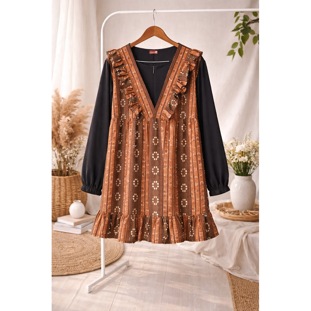 Tunik etnik Eshantai Preloved Busui LD 120