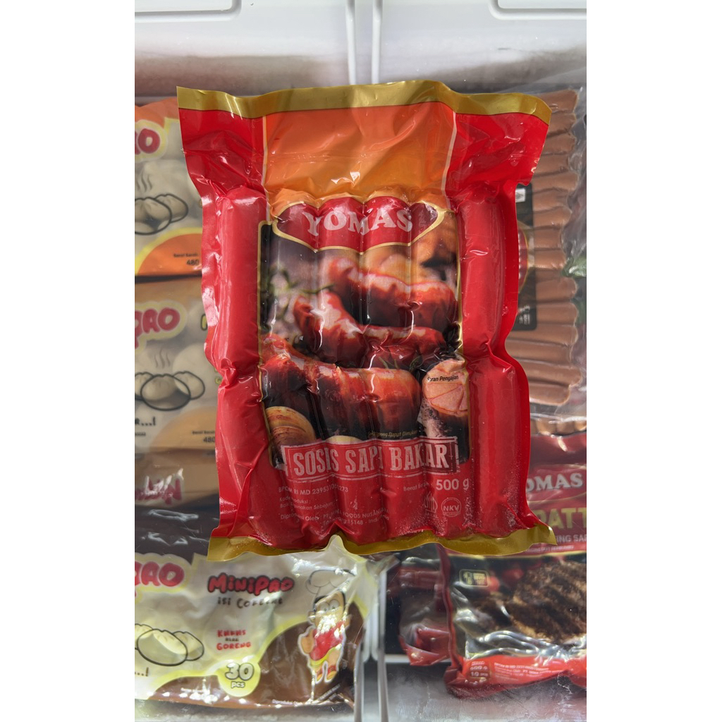 Yomas Sosis Sapi Bakar 500g