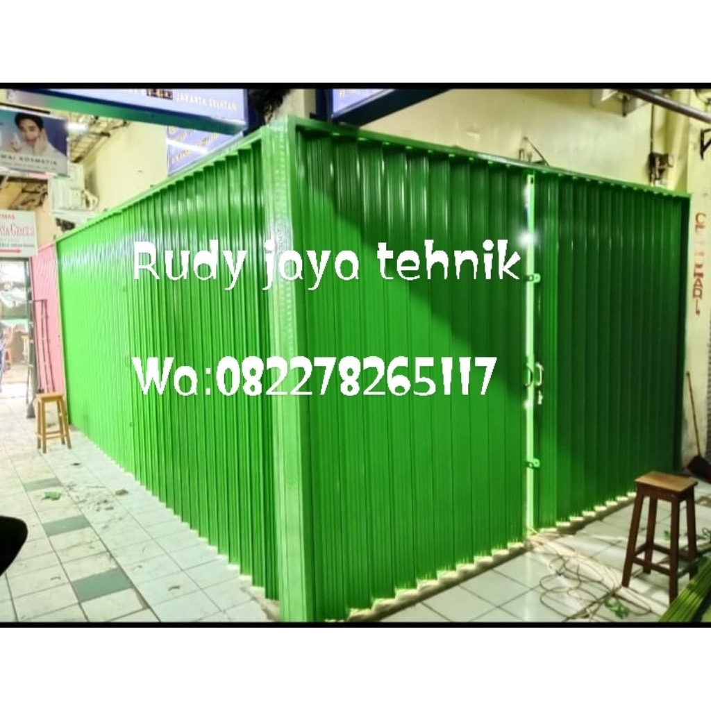 folding gate rolling door galvalum