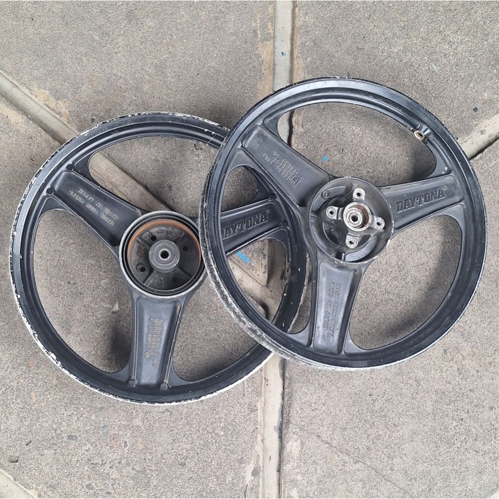 Velg daytona palang 3 Yamaha f1zr vega jupiter tromol kecil HTW