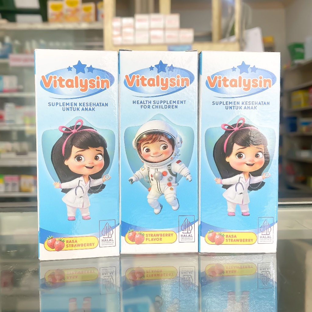 VITALYSIN SIRUP 60 ML RASA STRAWBERRY