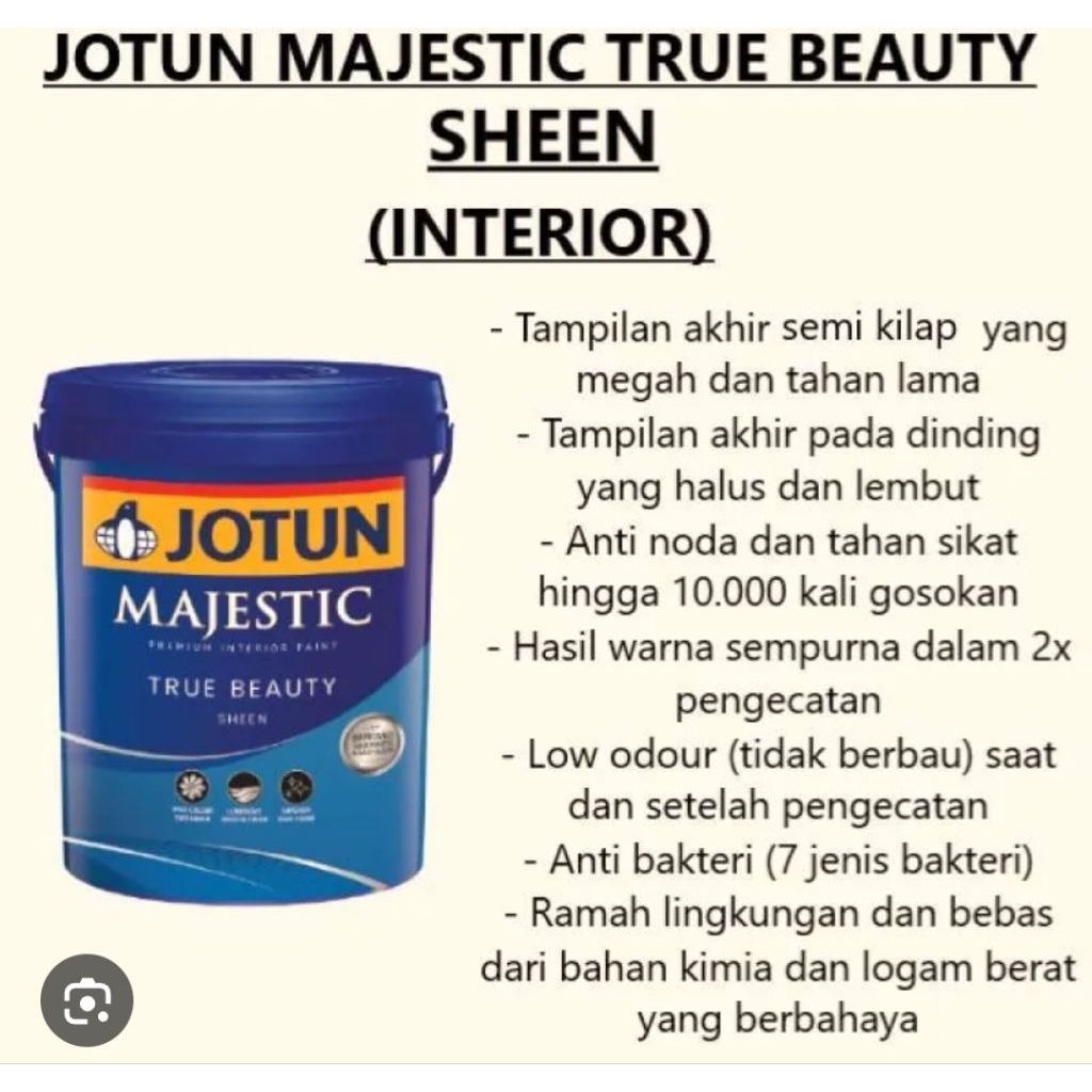 Jotun Majestic True Beauty Sheen 20ltr White