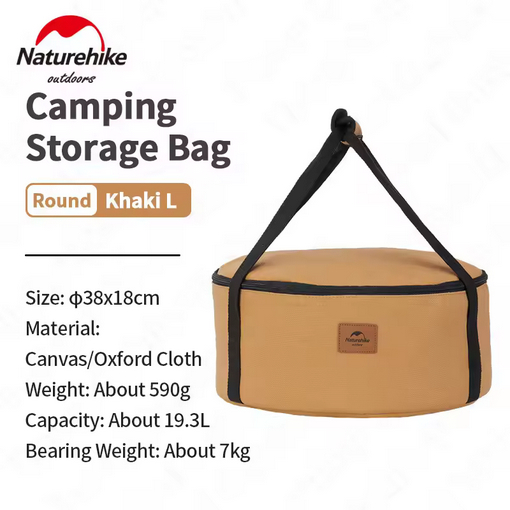 STORAGE BAG CANVAS BULAT NATUREHIKE NH20PJ129 - TAS PENYIMPANAN SERBAGUNA