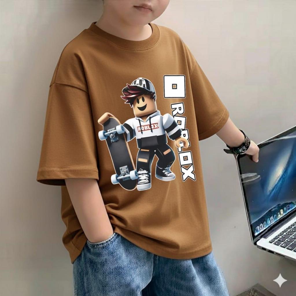ATASAN OVERSIZE ROBLOX SKUTER Anak Laki-Laki/Fashion anak Laki-Laki/Atasan anak Laki-Laki Best Selle