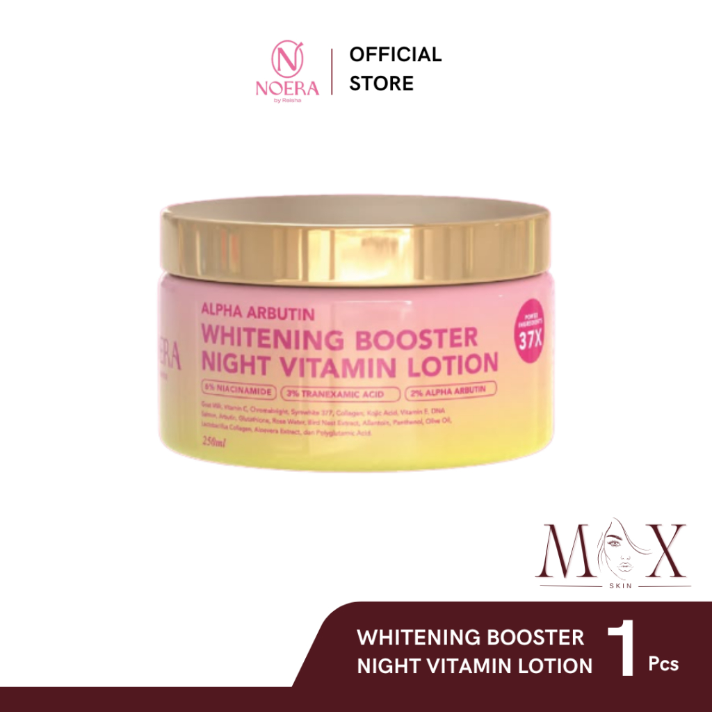 NOERA - HB Dosting Sultan Whitening Booster Night Vitamin Lotion | Whitening Lotion Pemutih Badan