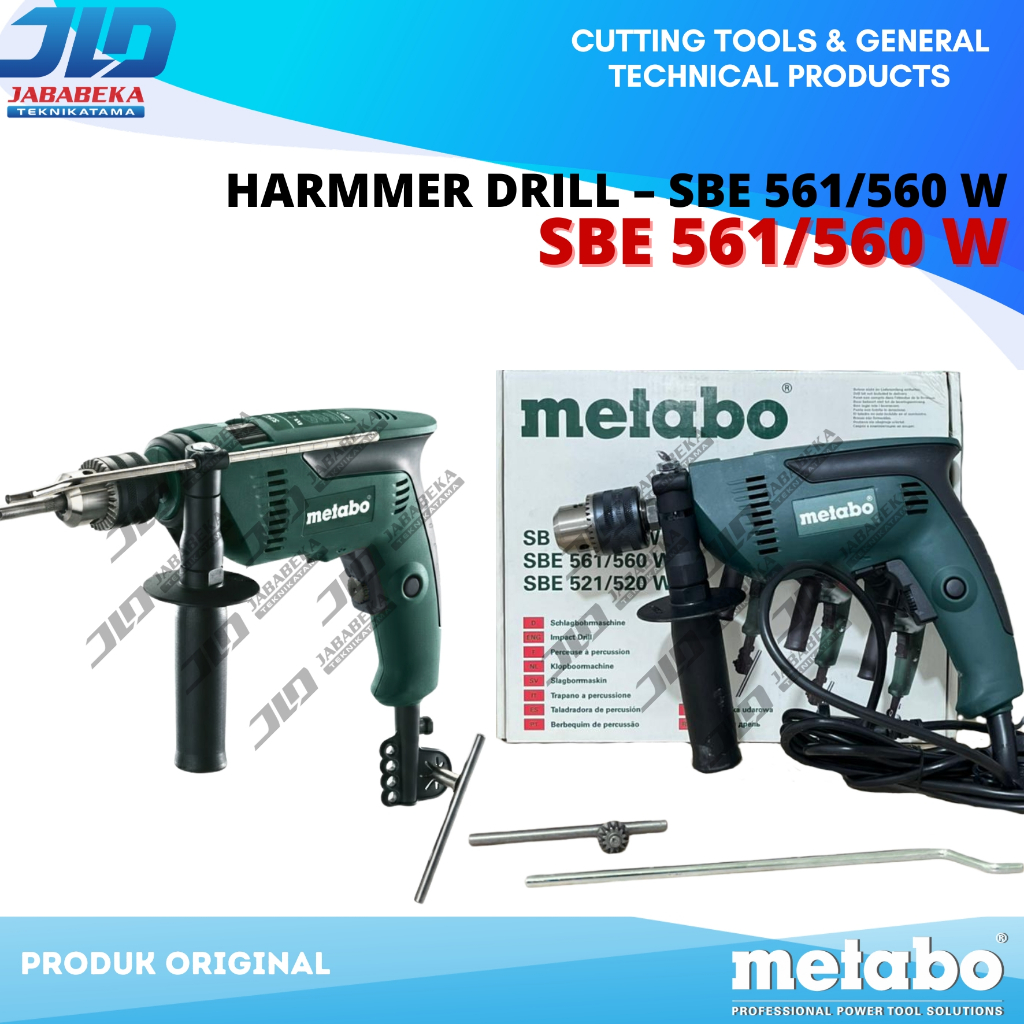 Metabo Impact Drill / Mesin Bor Beton 12 mm Metabo SB 561 SBE 561 SBE 521 Original
