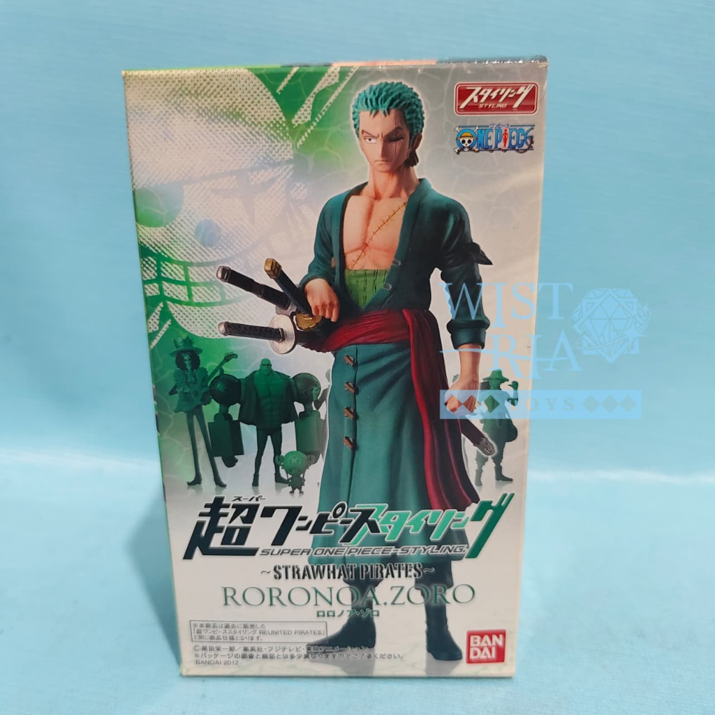 Bandai One Piece -  Super One Piece Styling Figure Strawhat Pirates Roronoa Zoro