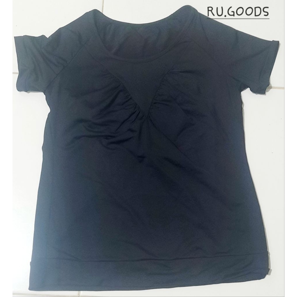 used t-shirt women wear for swimwear or sports