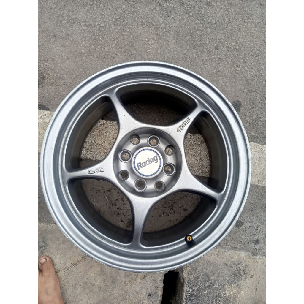 velg racing Model Enkei Tulang Ring 15 Lebar 7in lubang PCD Doble 4 ×100 dan 4×114