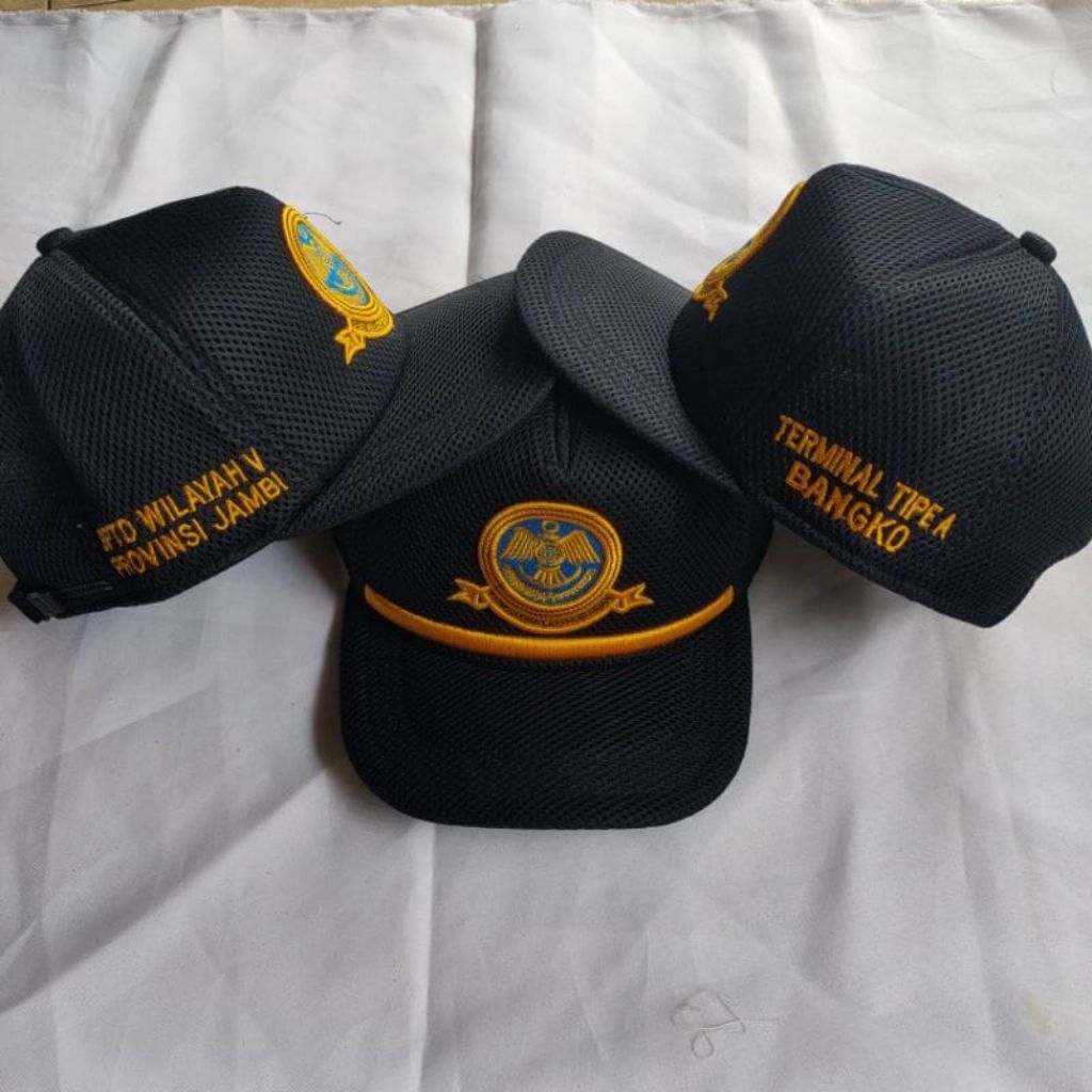 Topi Kemenhub / Topi Dishub / Topi Perhubungan / Topi Perhubungan golongan 2 / Topi kemenhub-Dishuh