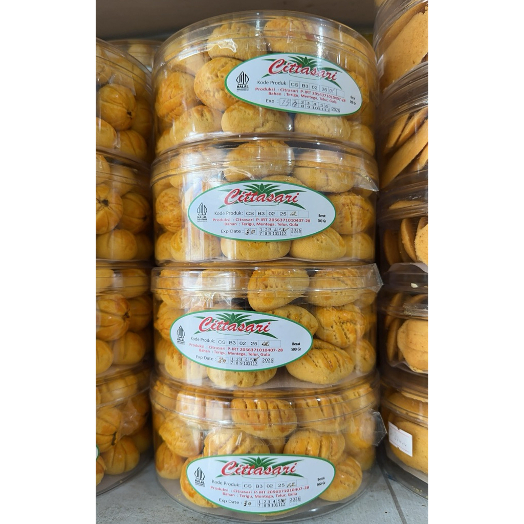 Nastar Nanas Daun kemasan 500gram Cittasari