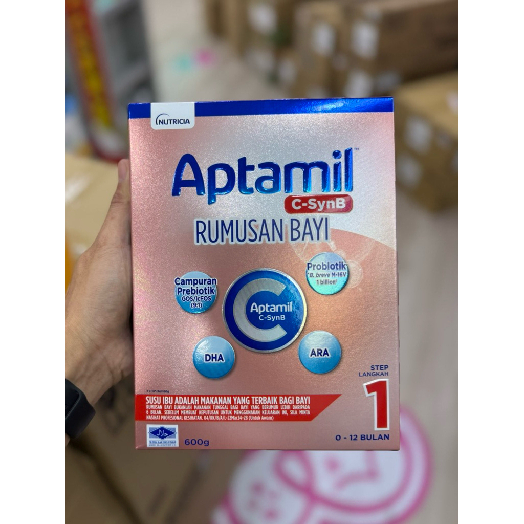 Aptamil Step 1 Susu Rumusan Bayi 0-12 bulan / Aptamil C-SynB kemasan 600g