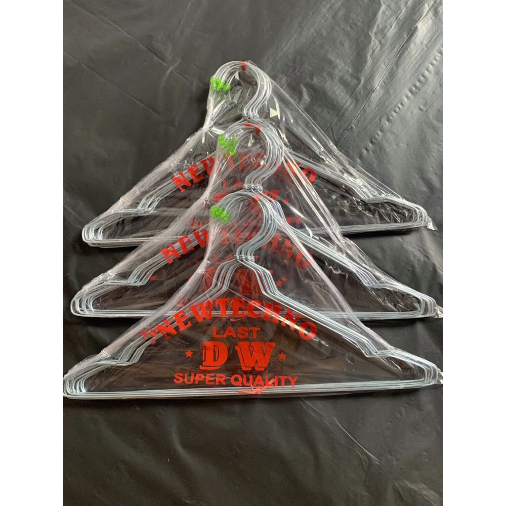 HANGER BAJU JUMBO STAINLESS / GANTUNGAN BAJU JUMBO STAINLESS (ISI 12PCS) SATU LUSIN