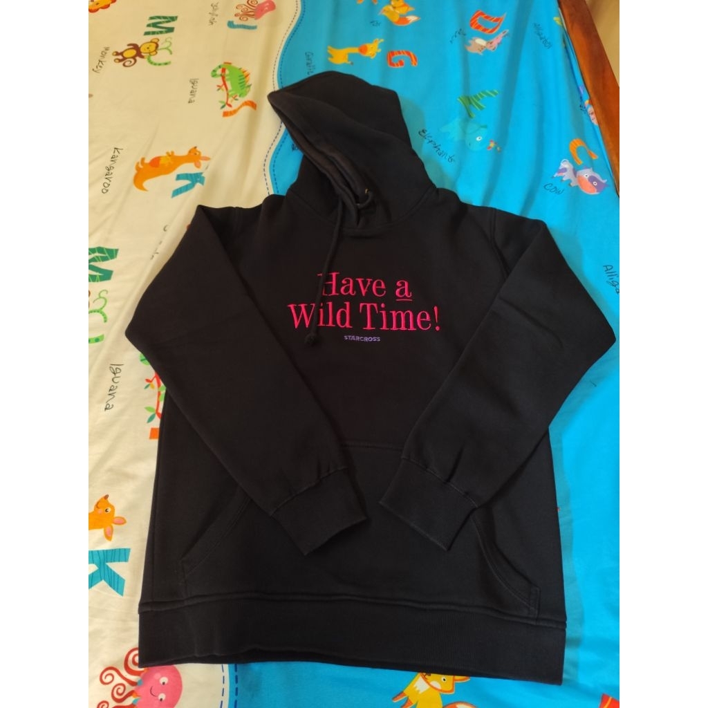 Hoodie Starcross Hitam Original Second