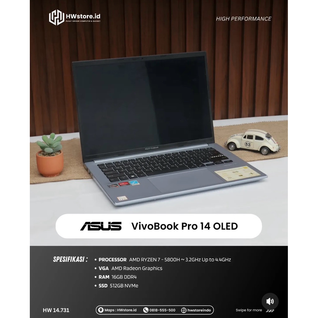 ASUS VivoBook Pro 14 OLED-M3400QA